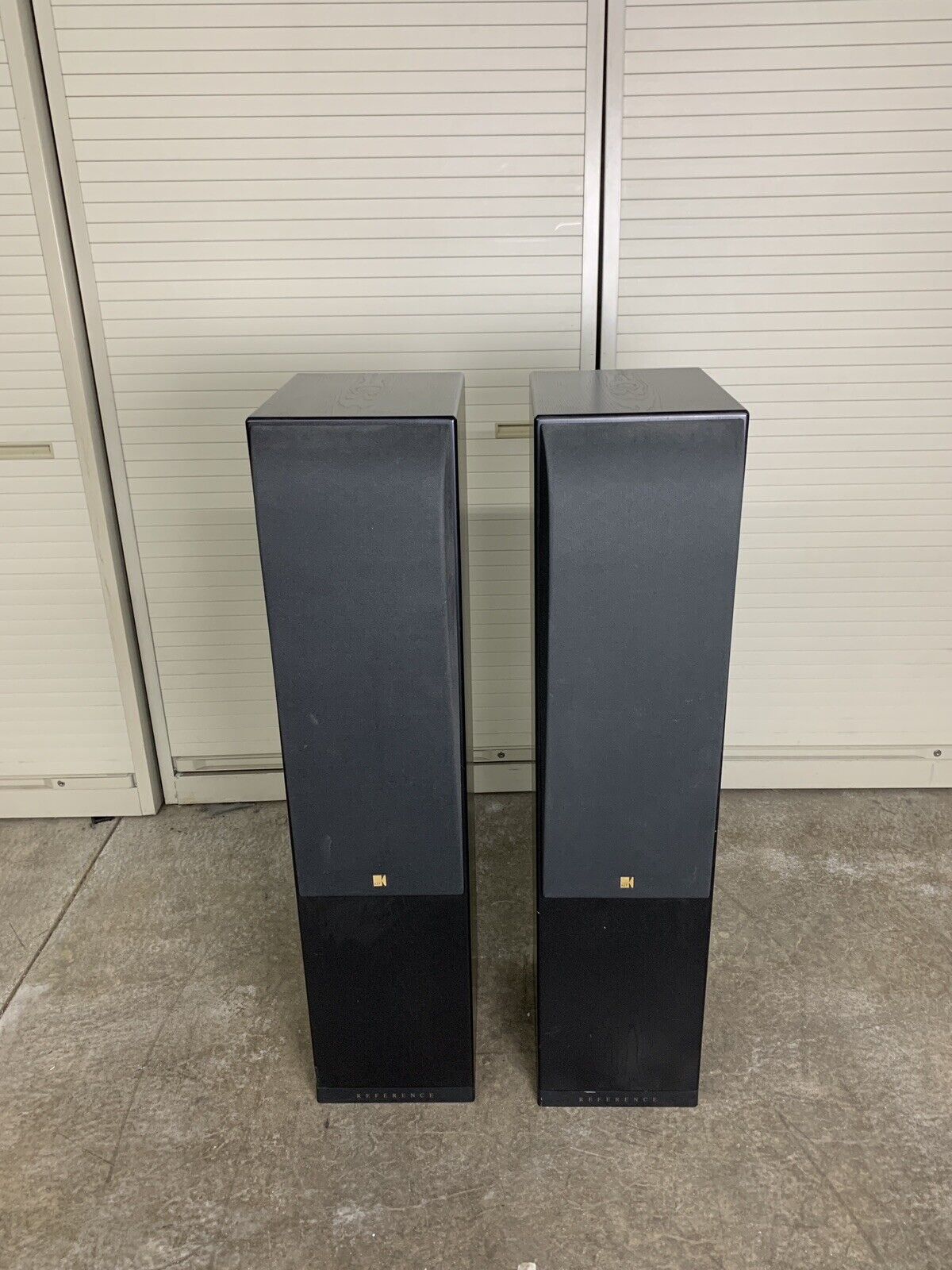 Pair of KEF Reference Two Muscle Fidelity Speakers SP3188 Tested
