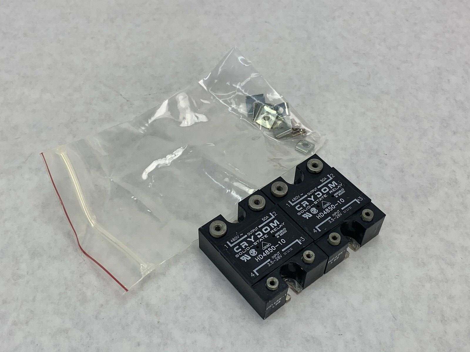Lot of 2 CRYDOM Solid State Relay HD4850-10