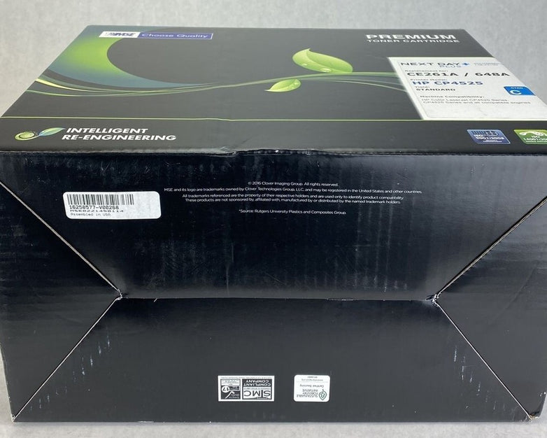 MSE Cyan toner cartridge replacement for HP CE261A 648A LaserJet CP4520 CP4525