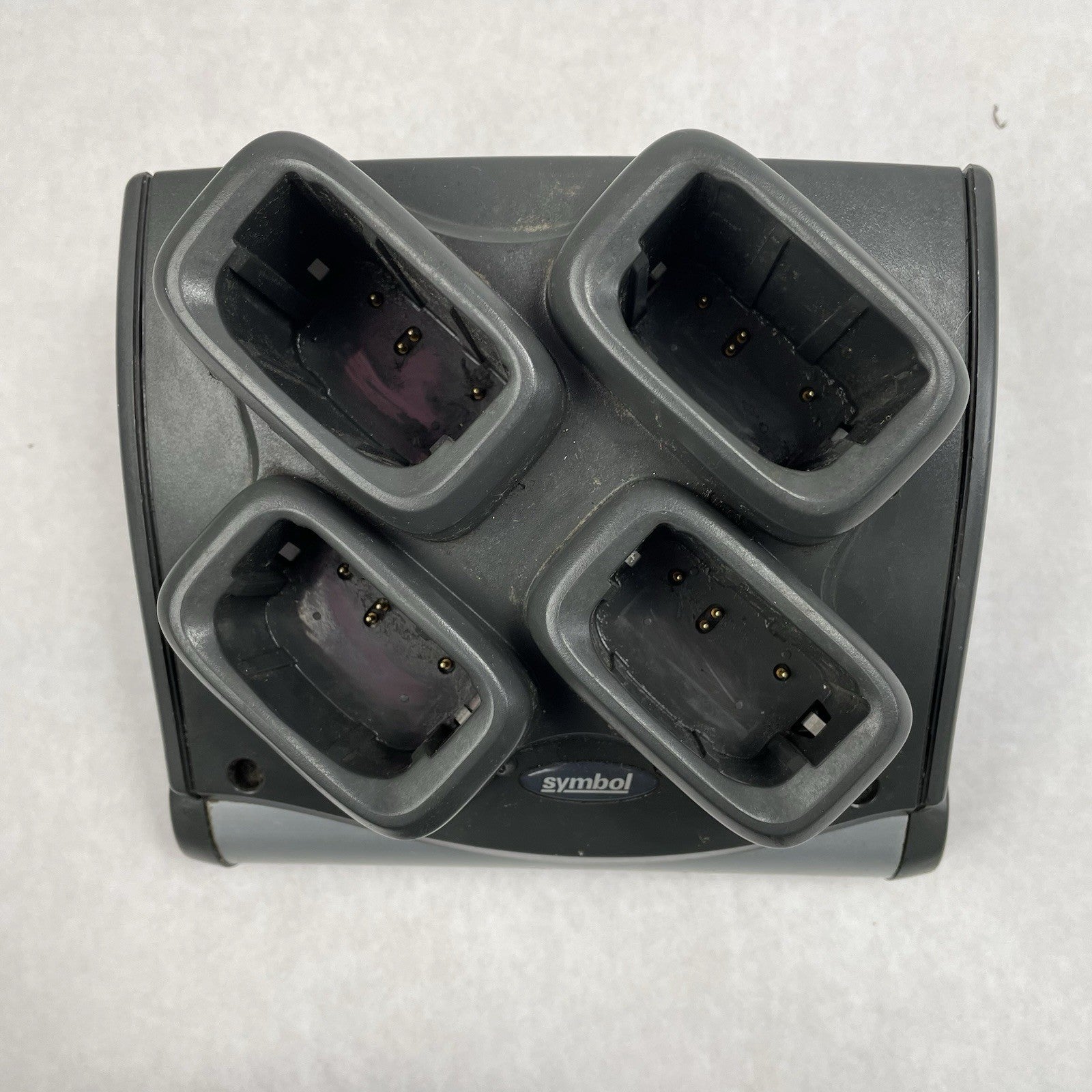Symbol SAC9000-4000R Charging Cradle and 4 Batteries Untested
