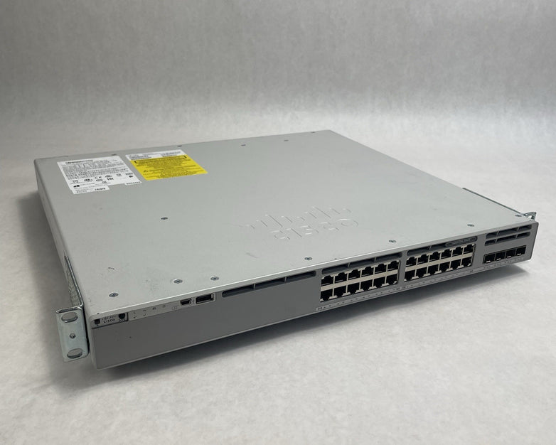 Cisco Catalyst C9300L-24T-4G-E V01  24-Port 9300 Tested & Reset 2x PSU