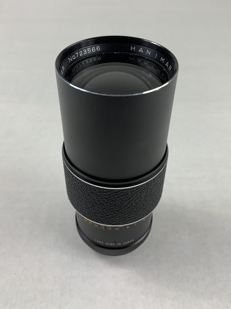 Hanimar Automatic 1:3.5 f=200mm 723566 Camera Lens w/ Case