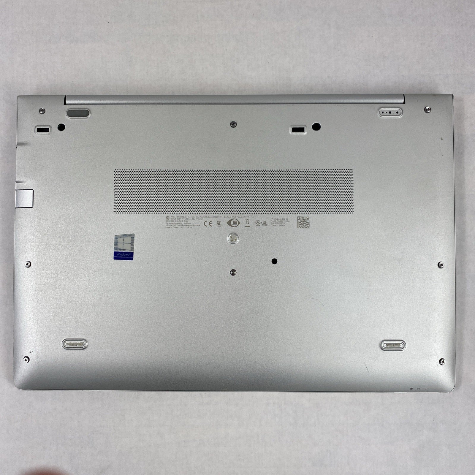 HP EliteBook 850 G6 Core i5-8365U 1.60 GHz 8 GB RAM 15.6" No HDD No OS