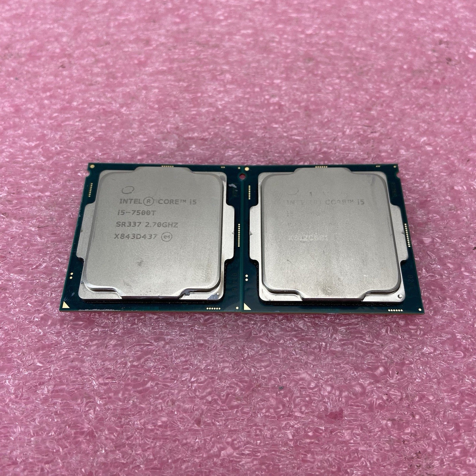 Lot of 2 Intel Core i5-7500T SR337 2.7GHz Desktop CPU1
