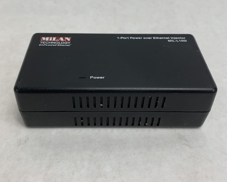 Milan Technology MIL-L100i 1-Port Power over Ethernet Injector