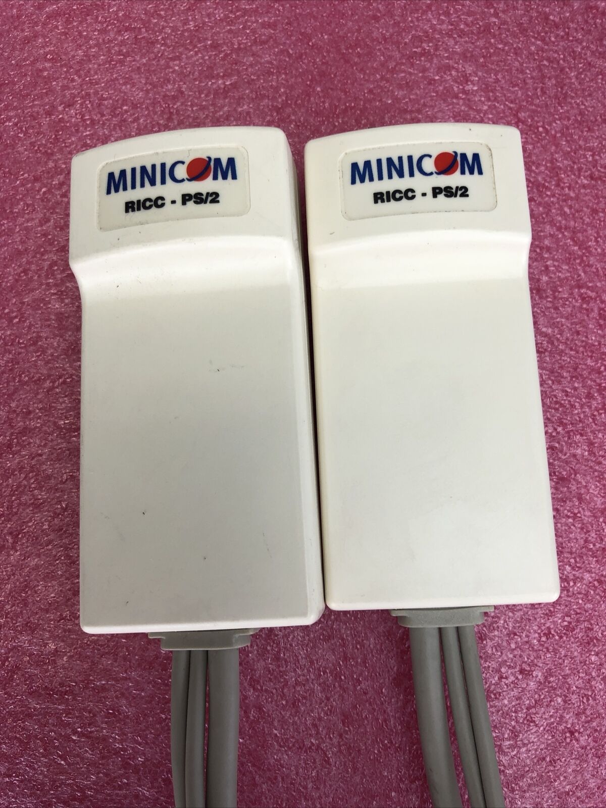 Minicom 1SU51019 RICC-PS/2 VGA Network Cable KVM Switch Extender (Lot of 2)