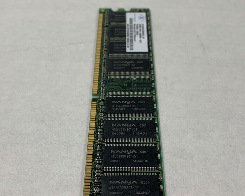 Nanya 256MB DDR-400MHz-CL3 PC3200U-30330 NT256D6t4S88C0G-5T (Lot of 5)