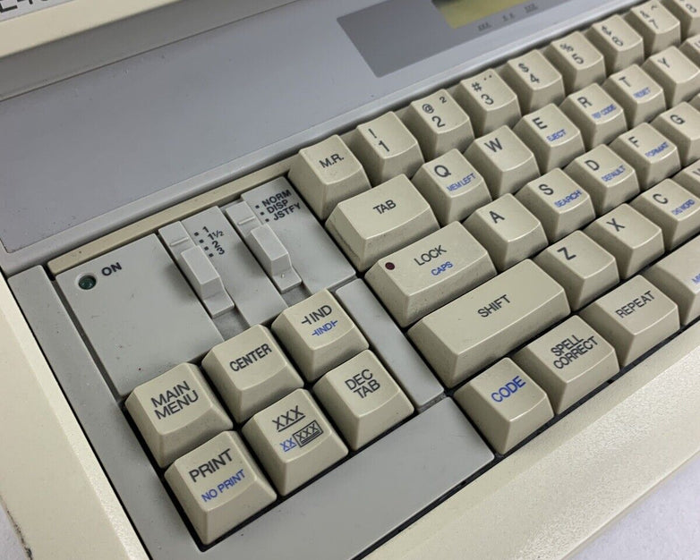 Vintage Panasonic Electronic Typewriter KX-E4020 Bad Roller Still Types