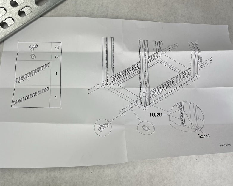 APC OM-756H Sliding Rail Kit Smart-UPS 4-Post Rackmount 65-230LBS