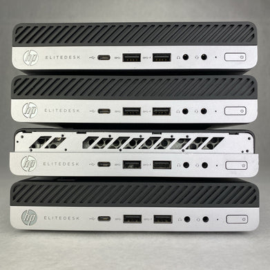HP EliteDesk 800 G3 Mini Quad Core i5-7500T 2.70GHz 8GB RAM WiFi No HDD Lot Of 4