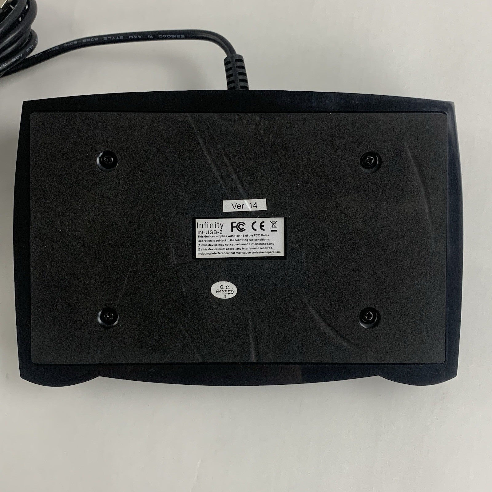 Infinity IN-USB-2 USB Dictation Foot Switch4