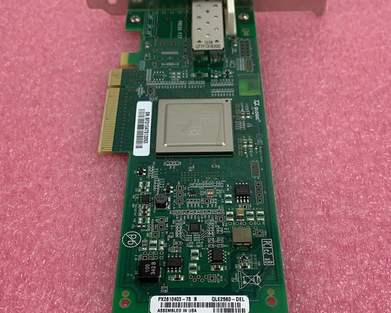 Qlogic 0R1N53 QLE2560-DEL Single Port PCI-E Host Bus Adapter (Lot of 2)