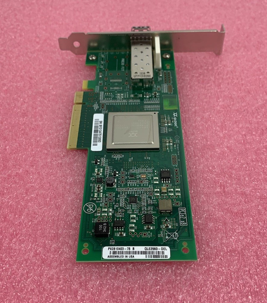 Qlogic 0R1N53 QLE2560-DEL Single Port PCI-E Host Bus Adapter (Lot of 2)