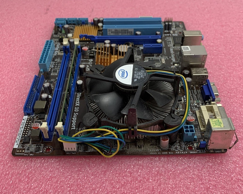 Asus P5G41-M LE Motherboard Pentium Dual-Core E6300 2.8GHz 2GB RAM w/ Shield