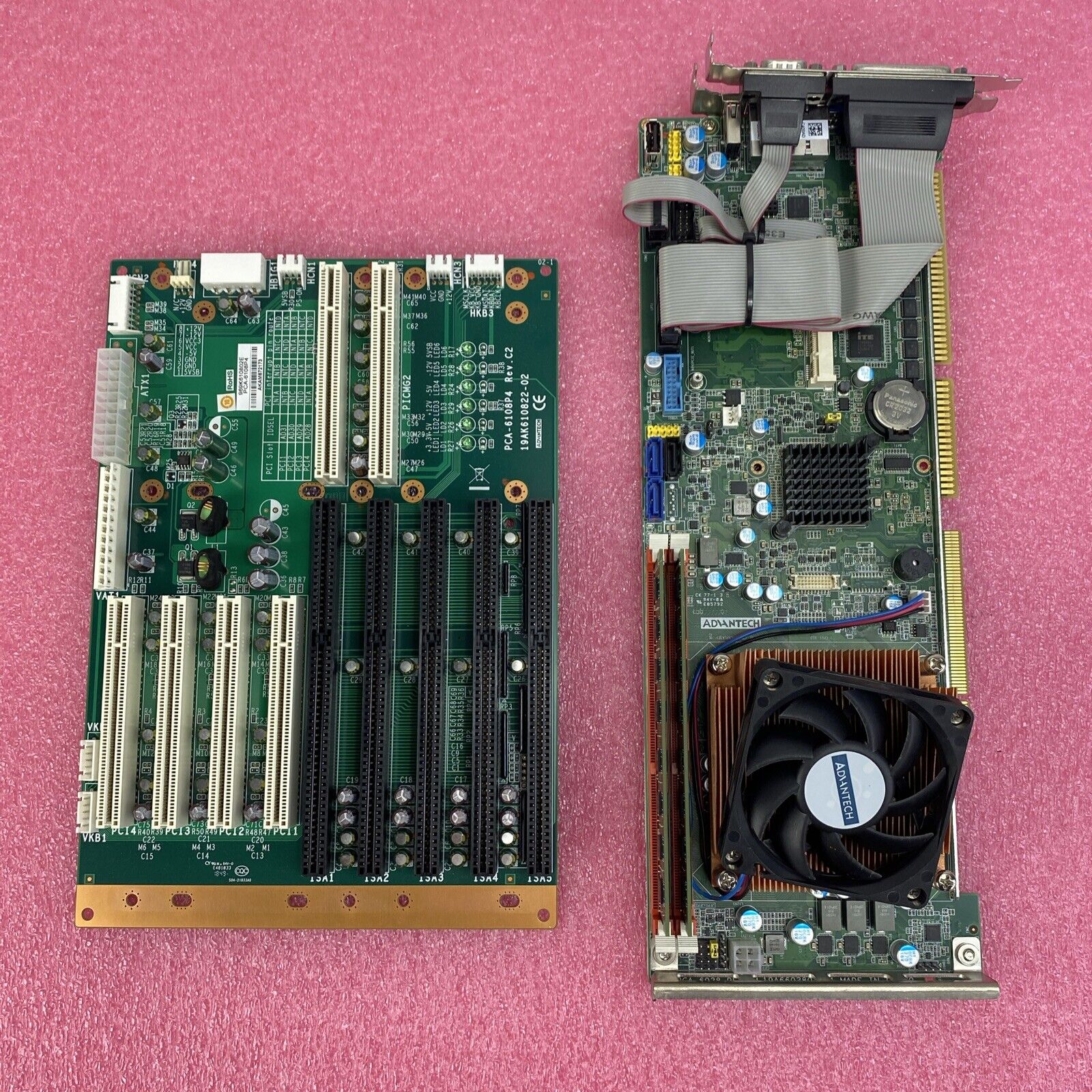 Advantech IPC-6608 Motherboard Intel Core i7-4770S 3.1GHz 16GB RAM