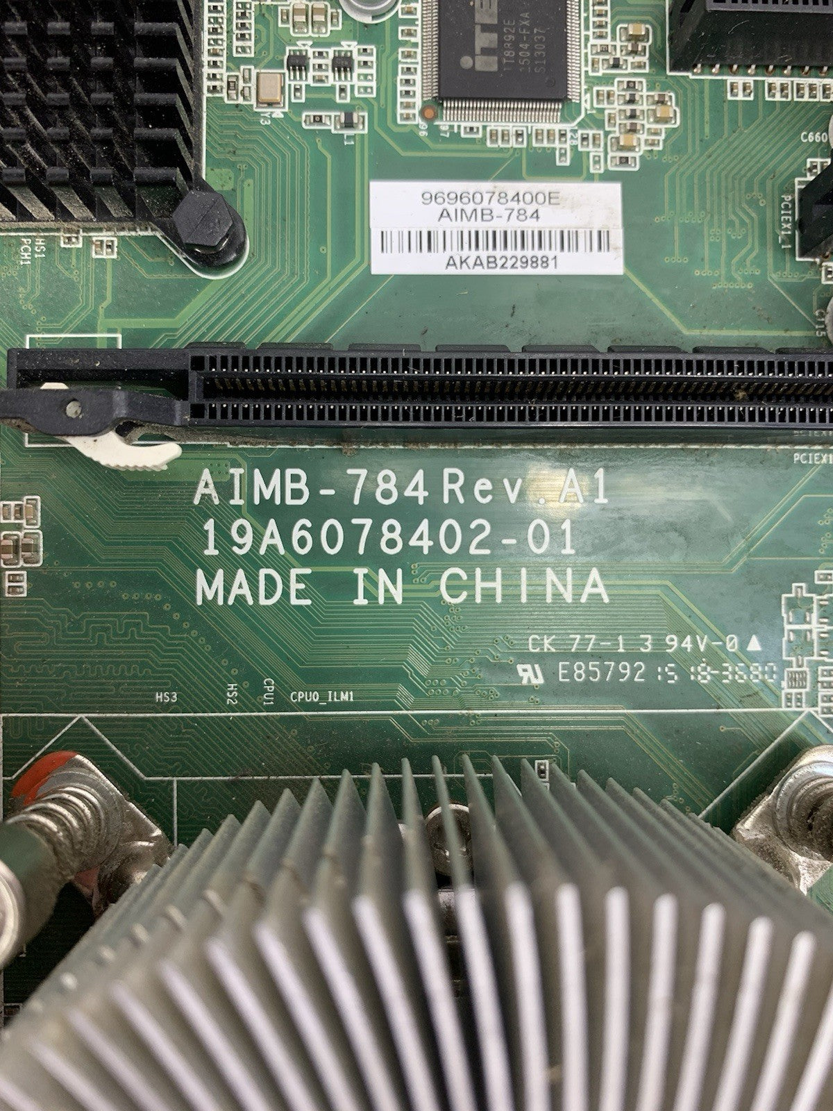 Advantech AIMB-784 Motherboard Intel Core i5-4570 2.9GHz 4GB RAM w/ Shield