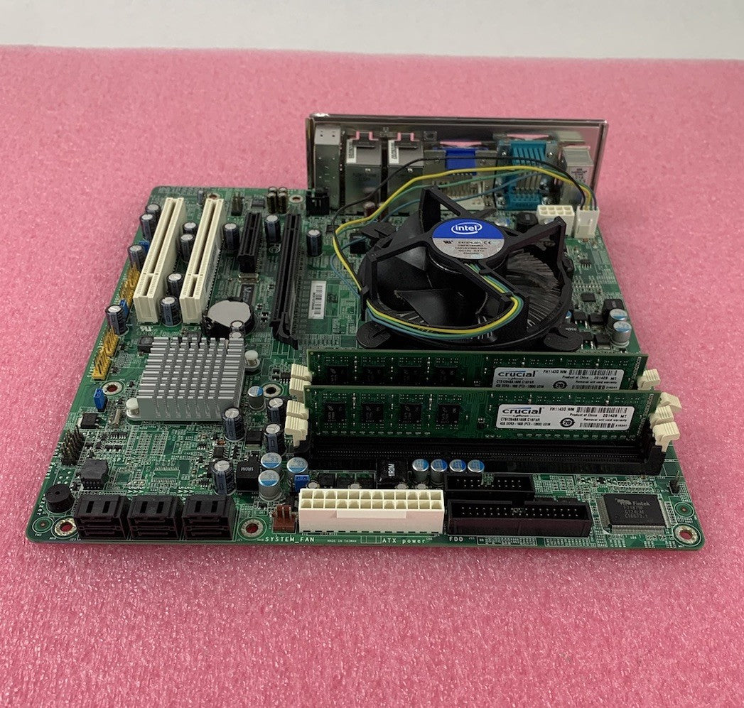 DFI PT330 Motherboard Intel Core i3-550 3.2GHz 8GB RAM w/ Shield