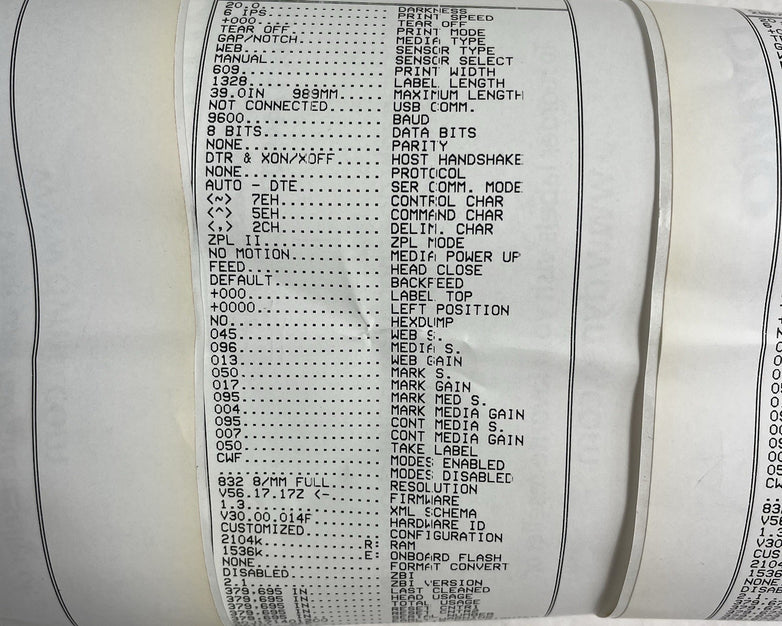 Zebra GX420t USB Thermal Transfer Label Printer For Parts