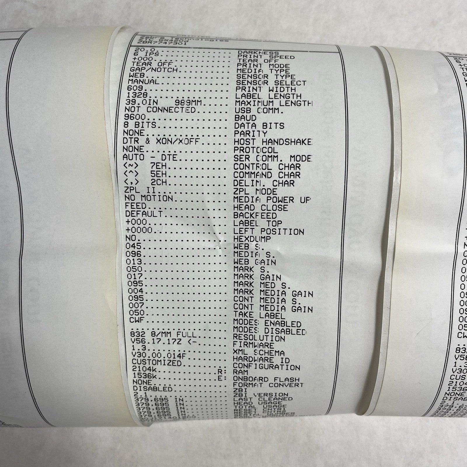 Zebra GX420t USB Thermal Transfer Label Printer For Parts