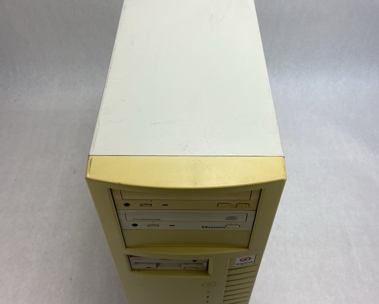 Vintage Unbranded Mid Tower Computer Case HEC HEC-250GR 250W ATX PSU