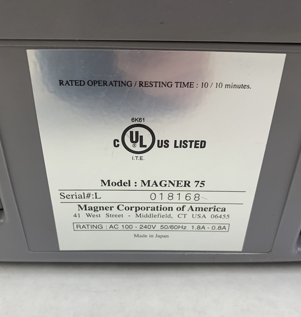 Magner 75 Currency Counter - Broken Plastic