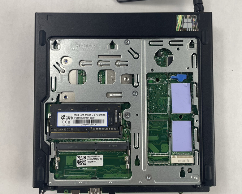 Lenovo ThinkCentre M70Q Micro i5-10500T 2.30 GHz 16 GB RAM No SSD/OS/AC