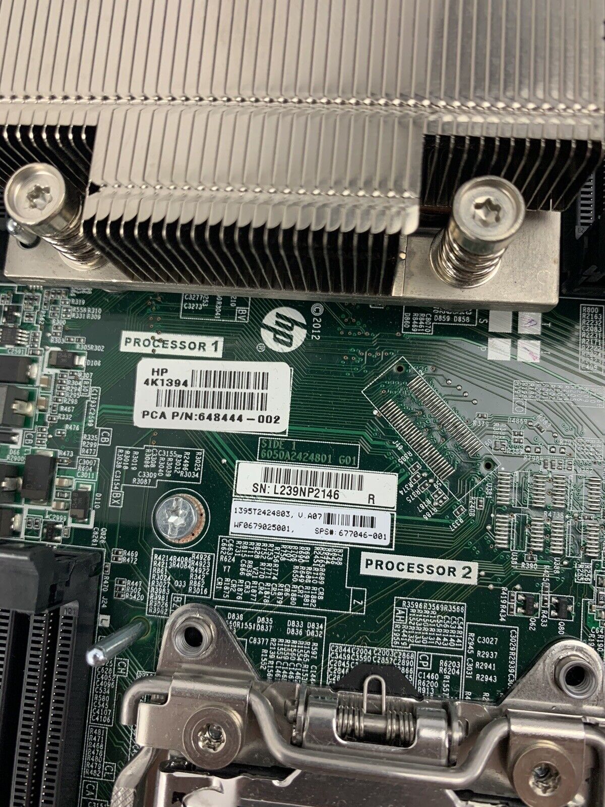 HP ProLiant DL160 Gen 8 Server Intel Xeon E5-2609 2.4 GHz 4 GB RAM No HDD No OS