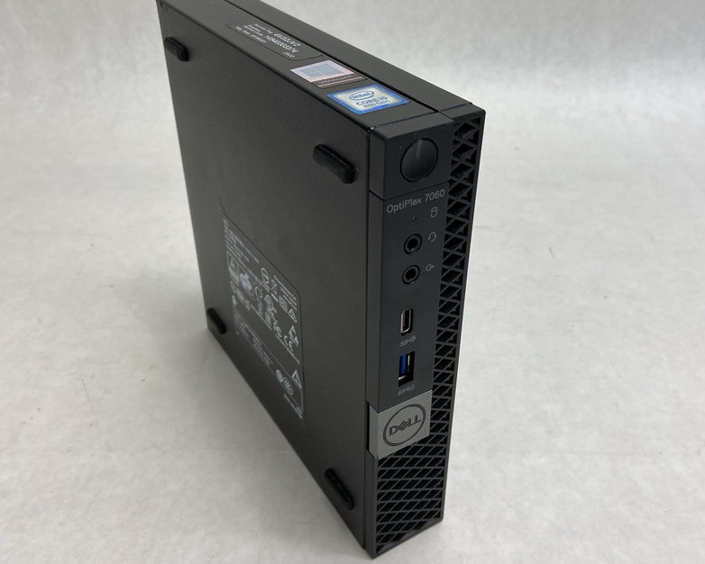 Dell Optiplex 7060 Micro Intel Core i5-8500T 2.1GHz 8GB RAM w/AC No HDD/OS