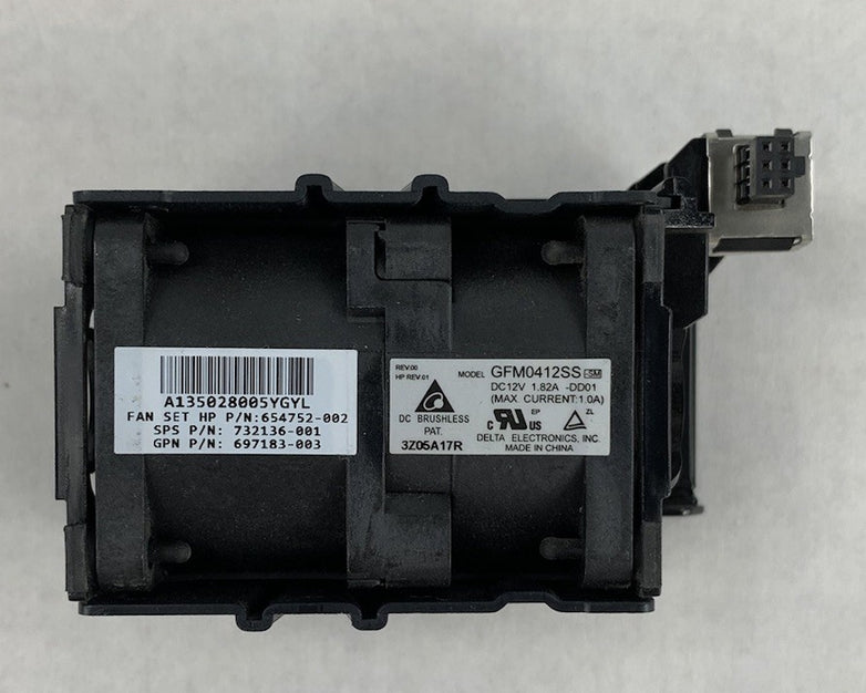 Delta 654752-002 GFM0412SS Server Fan (Lot of 2)