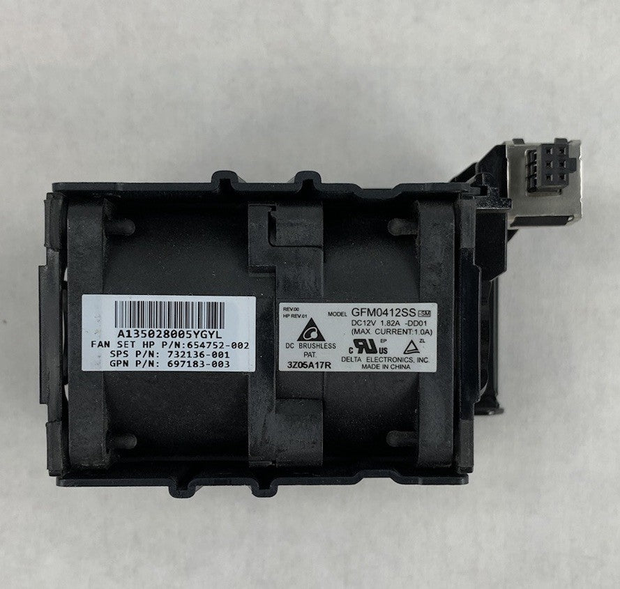 Delta 654752-002 GFM0412SS Server Fan (Lot of 2)