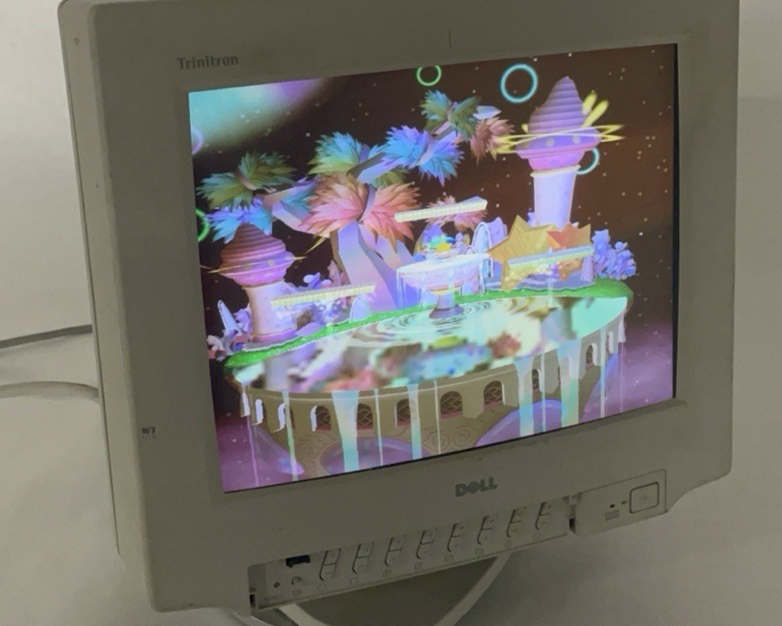 Dell Trinitron UltraScan D1526TX-HS 15" PC CRT Gaming Monitor No Power Cord