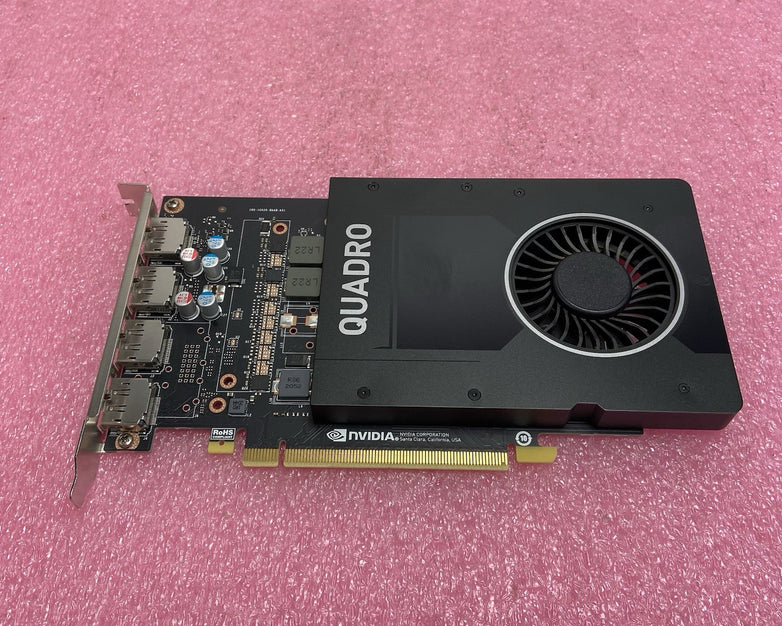 Nvidia Quadro P2200 PG420 5GB GDDR5 PCIe Graphics Card 4x DP