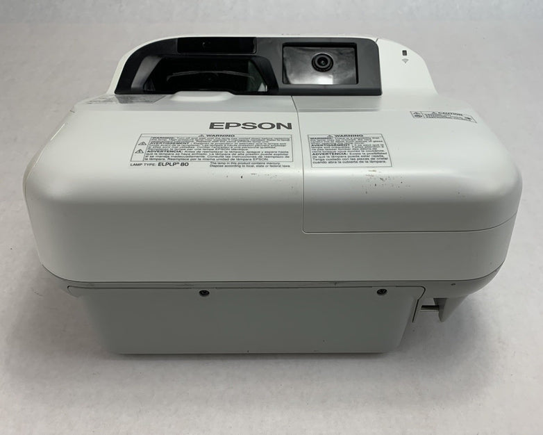 Epson BrightLink 595Wi H599A LCD Lamp Projector 551 Lamp Hours - No Remote