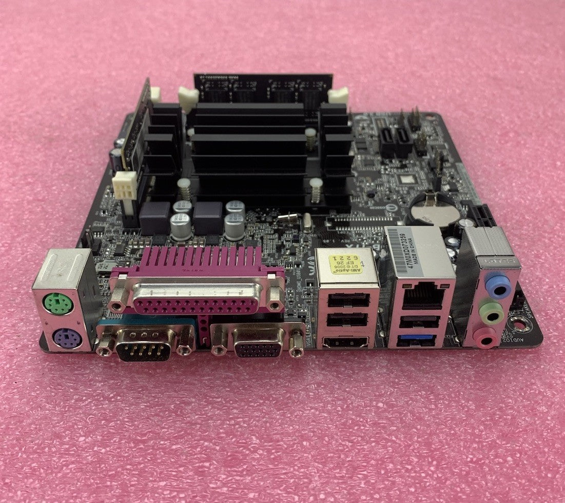 ASRock Q1900B-ITX Motherboard Celeron J1900 1.99GHz 4GB RAM 2 Sticks w/ Shield3