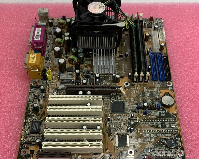 DFI NB72-SC Motherboard Intel Pentium 4 1.6GHz 384MB RAM w/Shield