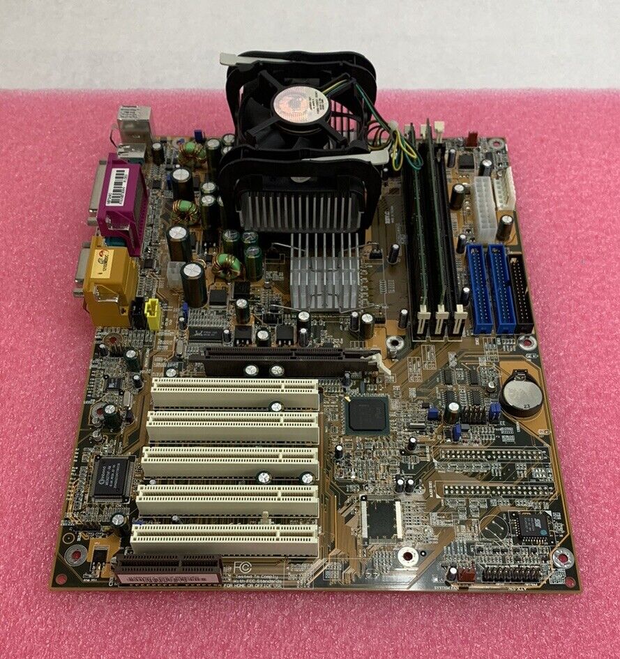 DFI NB72-SC Motherboard Intel Pentium 4 1.6GHz 384MB RAM w/Shield