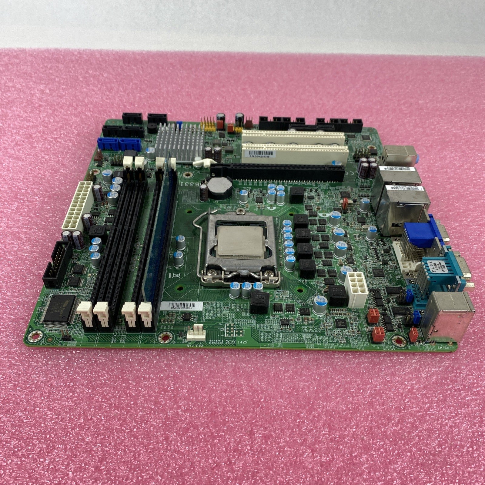 DFI MB331 Motherboard Intel Core i3-2100 3.1 GHz 4 GB RAM w/ Shield