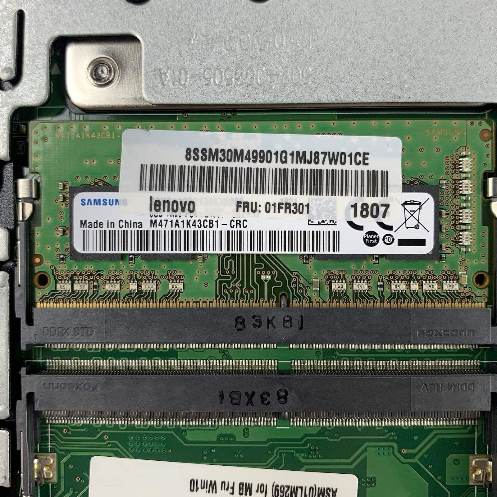 Lenovo M910q i5-7500T 2.7 GHz 8 GB RAM No SSD/HDD No OS No AC Adapter No Ant13