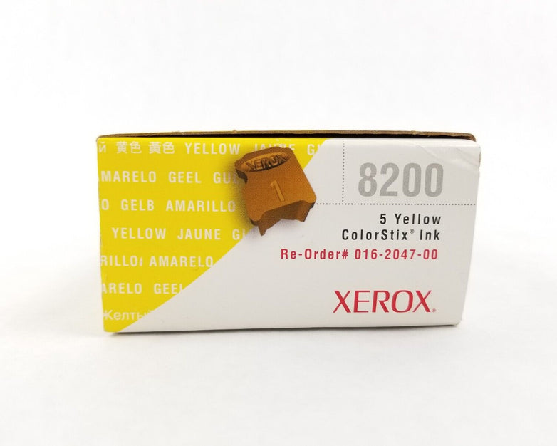 Xerox Phaser 8200 Yellow ColorStix Ink Color Printer 016-2047-00 5pk