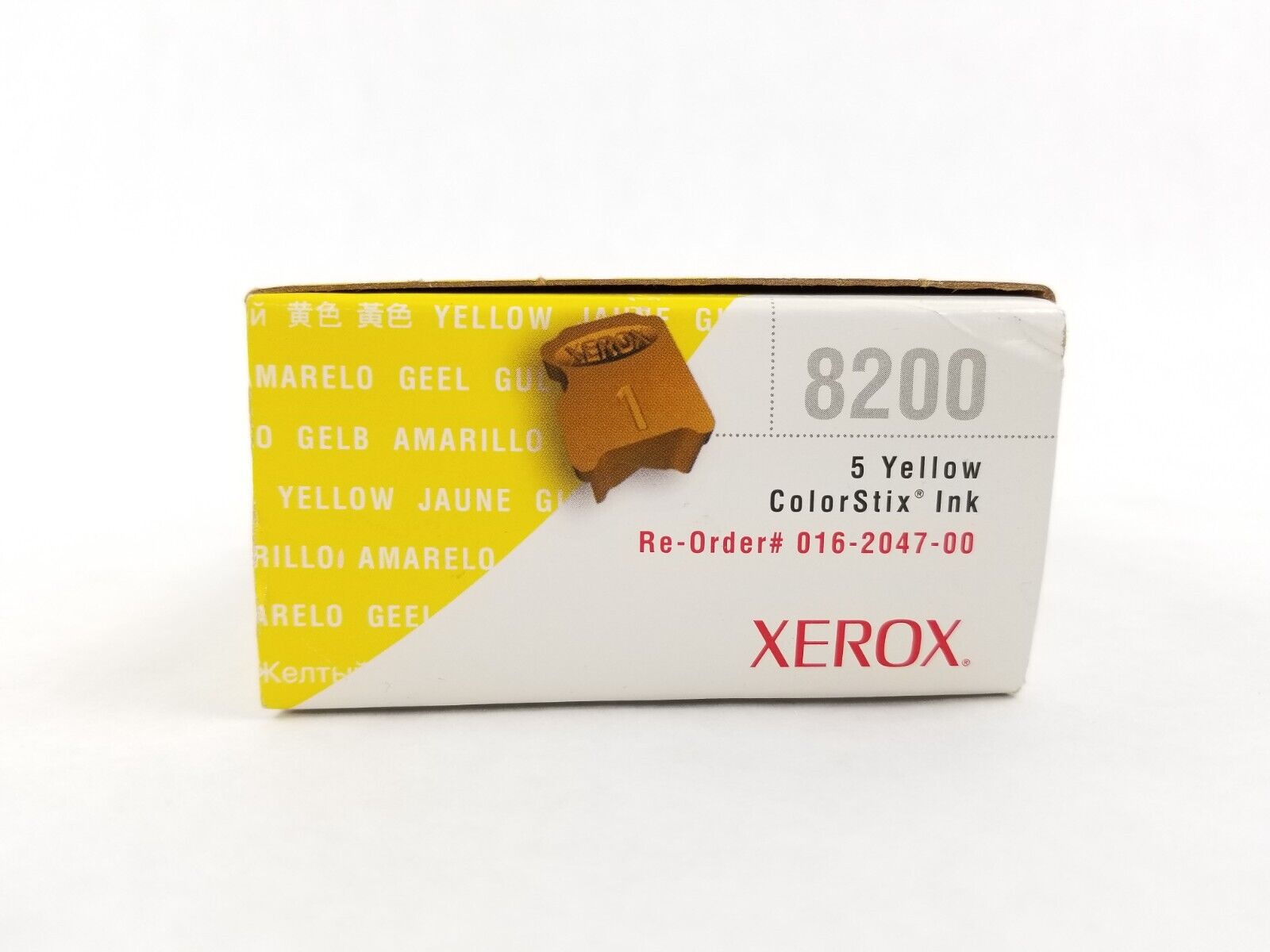 Xerox Phaser 8200 Yellow ColorStix Ink Color Printer 016-2047-00 5pk