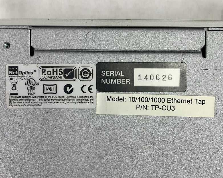Net-Optics TP-CU3 In-Line Ethernet Tap
