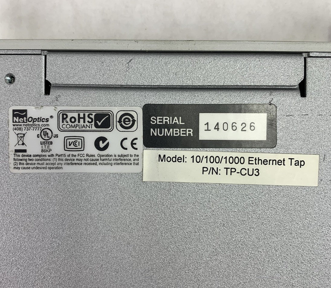Net-Optics TP-CU3 In-Line Ethernet Tap