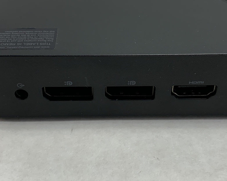 Dell WD19TB Thunderbolt USB-C Docking Station - No AC Adapter