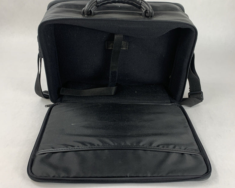Hewlett Packard HP Office Bag 17” Laptop Briefcase Leather Large Capacity