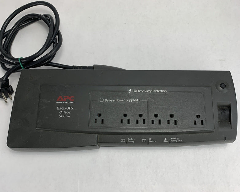 APC 500 VA Back-UPS Office Uninterruptable Power Supply BF500U - No Battery