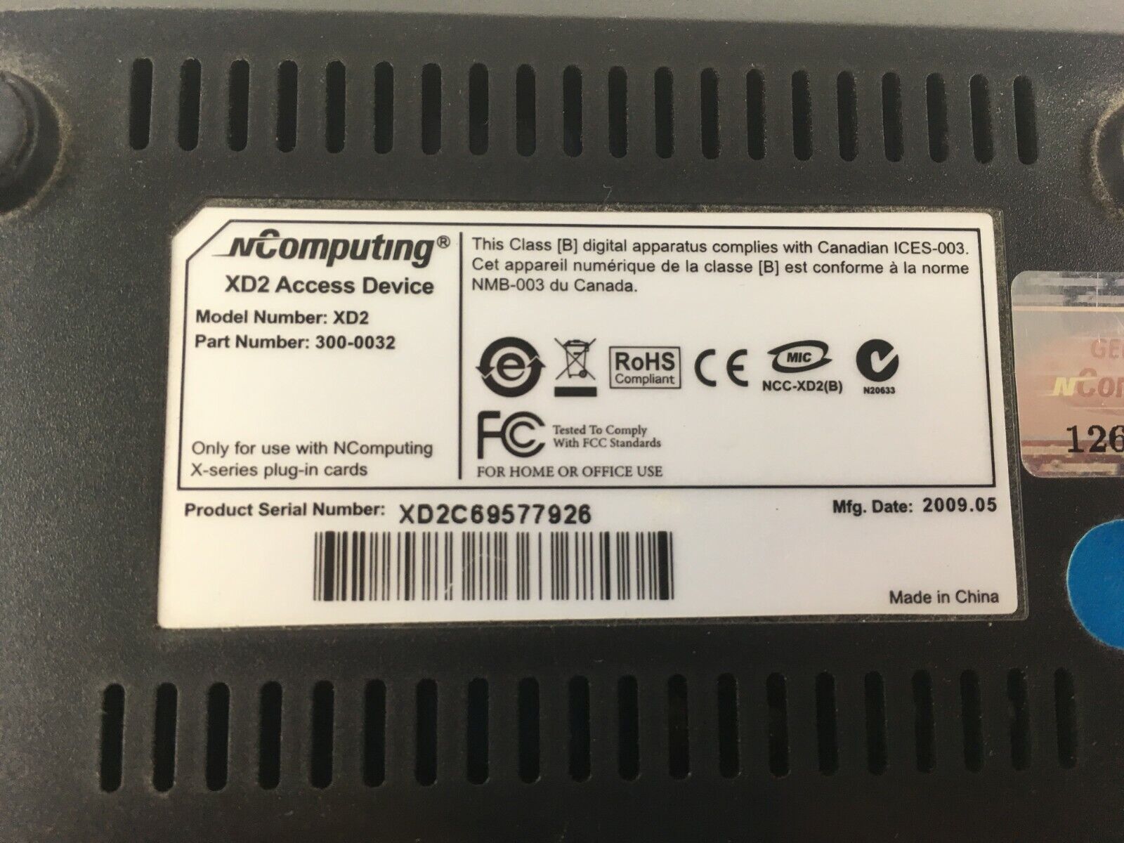 NComputing XD2 Computer Networking Module Access Devices Lot of 6