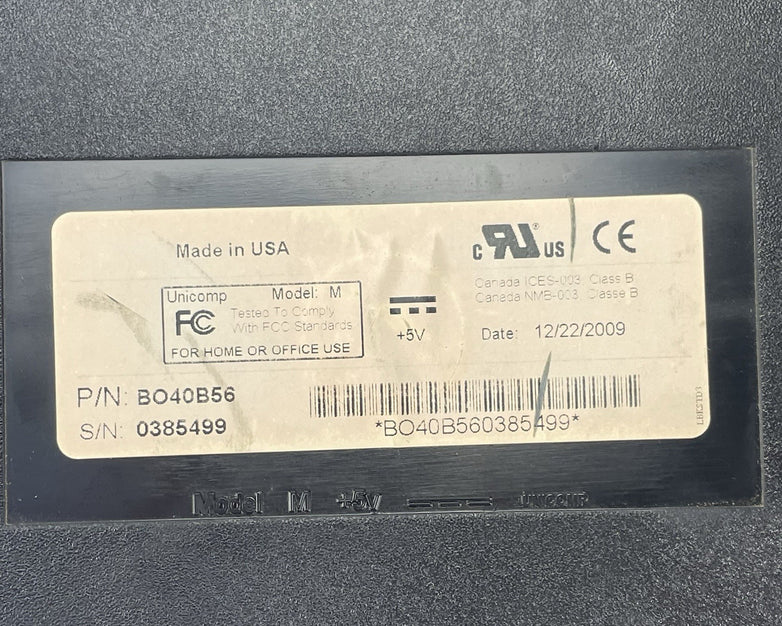 Unicomp CP40416 Model M Keyboard 101 Tested For Parts or Repair