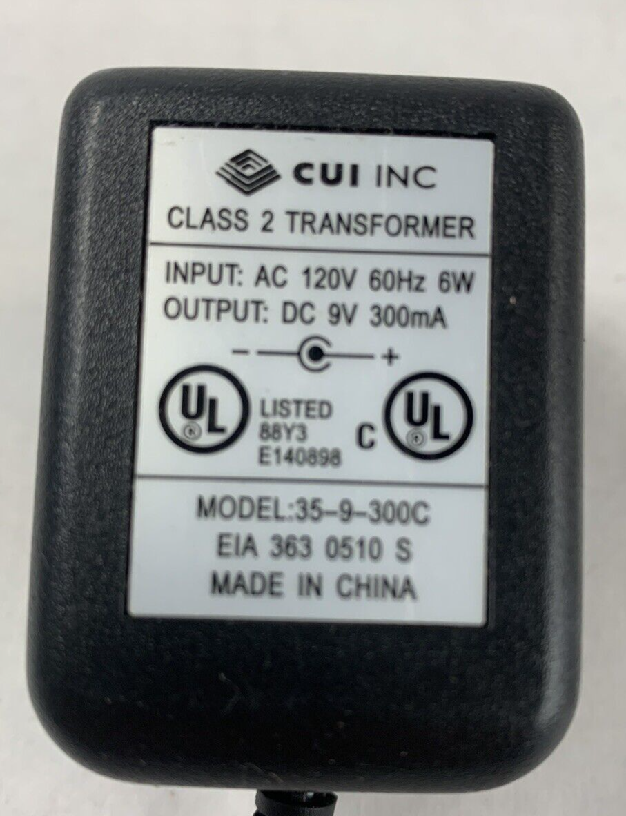 Lot of 6 CUI 35-9-300C AC Adapter Class 2 Transformer Power Charger