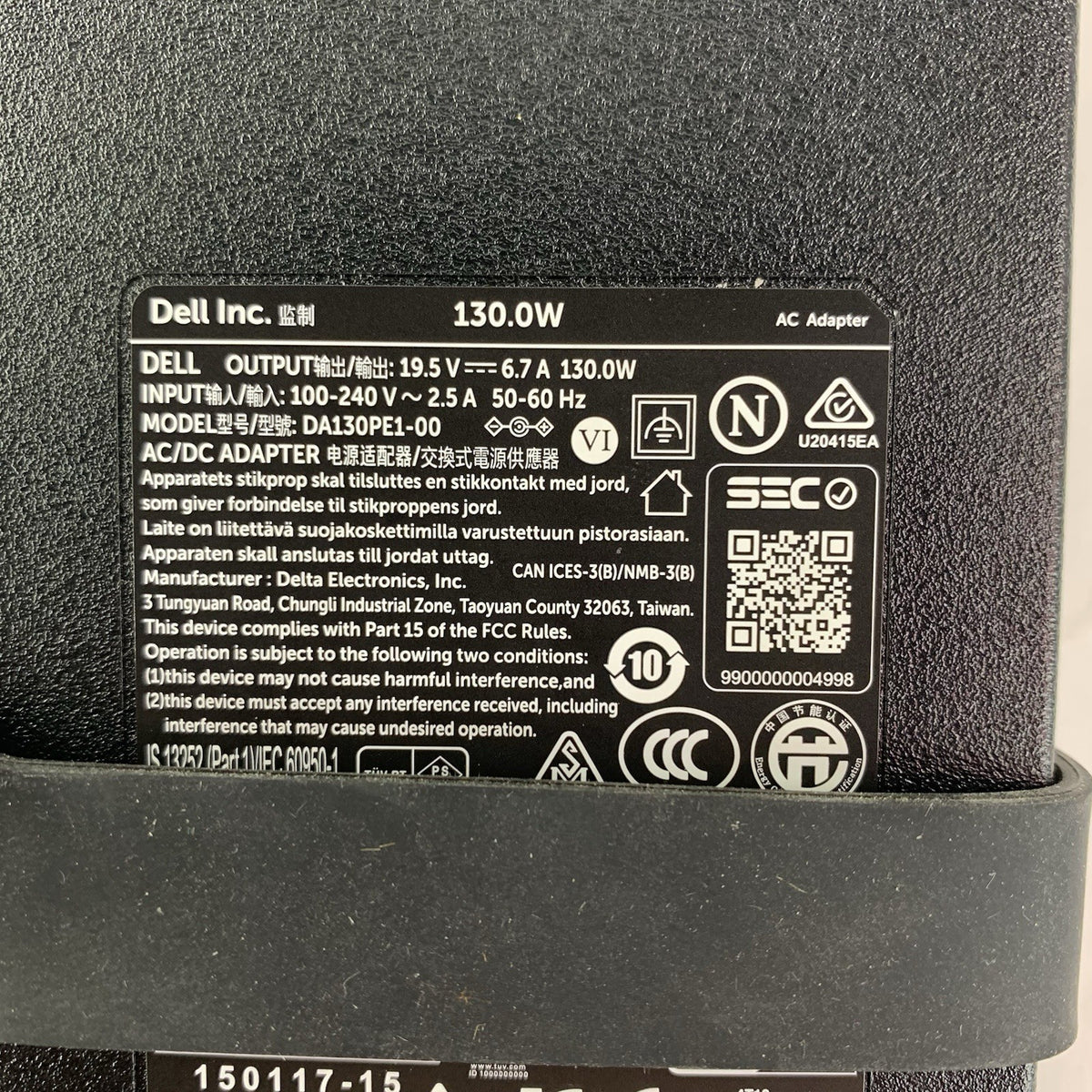 Dell DA130PE1-00 130W 19.5V 6.7A 7.4mm Barrel Charger AC Adapter - Lot of 26