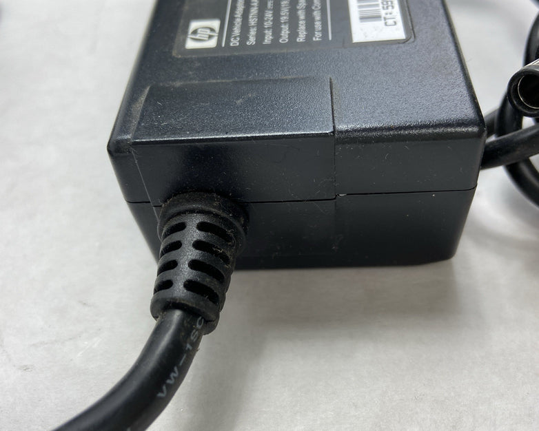 HP 90W DC Vehicle Travel Adapter 19.5V 4.62A Model HSTNN-AA07 Part 394159-001